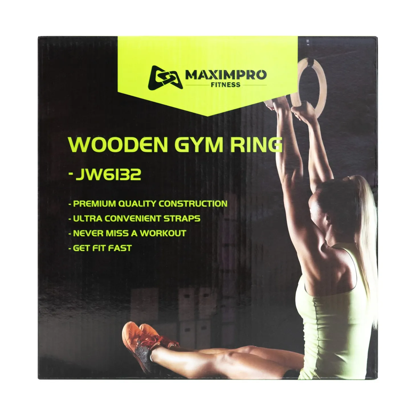 Juego Anillas Madera Maximpro Diman