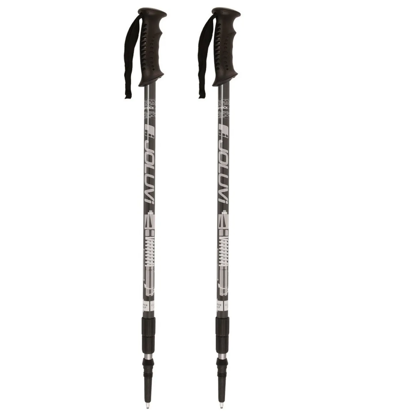 Juego Bastones Trekking Joluvi Ario Plata