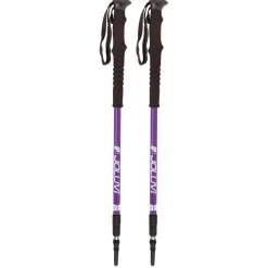 Juego Bastones Trekking Joluvi Overgrip Woman Malva/Gris