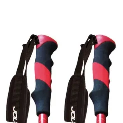 Juego Bastones Trekking Joluvi Naranjo Rojo