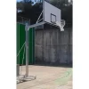 Juego Canastas Galvanizadas Baloncesto Deluxe Monotubo Trasladables