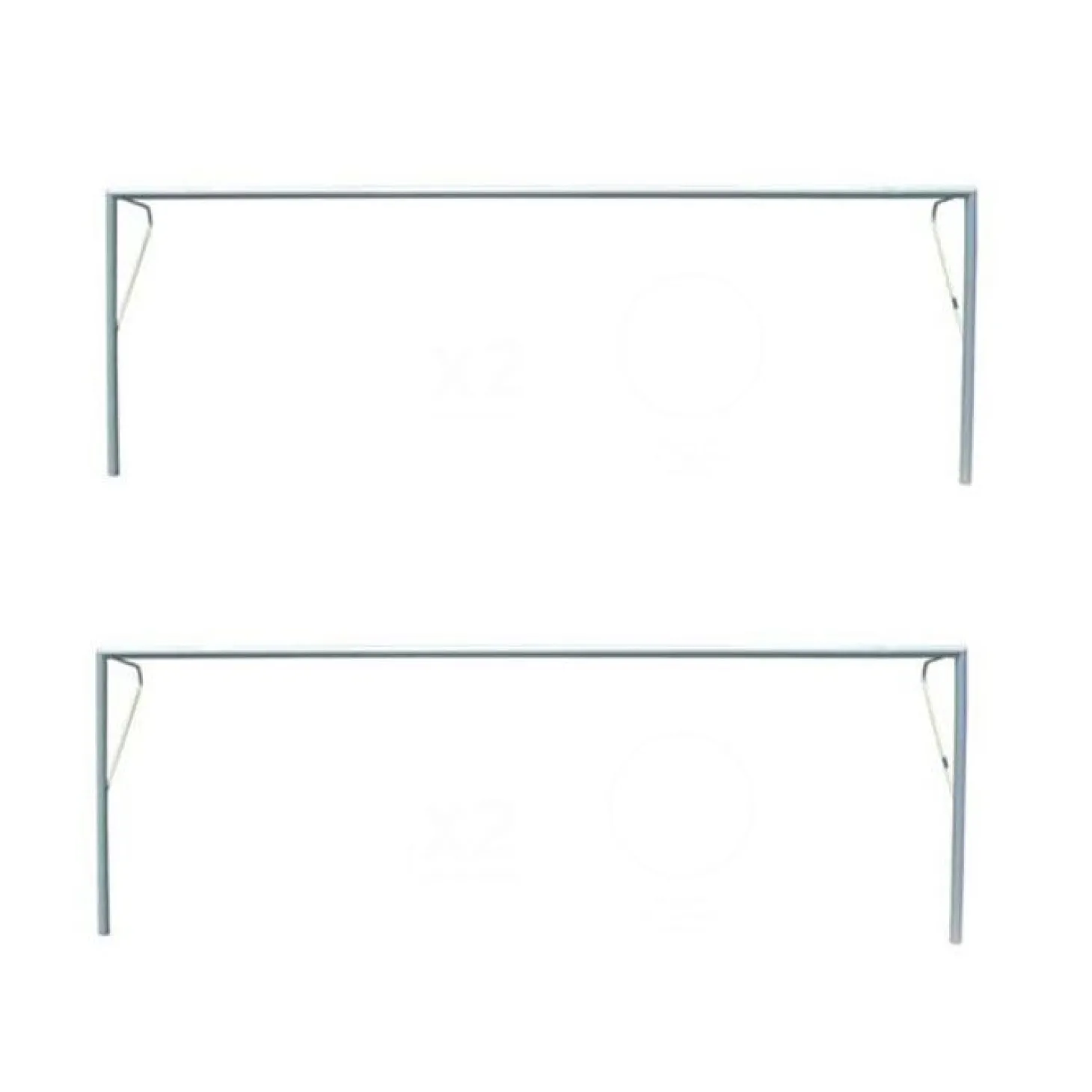 Juego Porterías Fútbol 8 Fijas - Acero