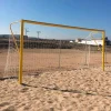 Juego Porterías Fútbol Playa Acero Ø100mm