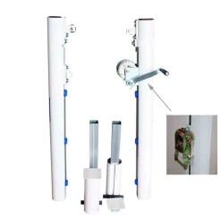 Juego Postes Pádel Fijos Aluminio