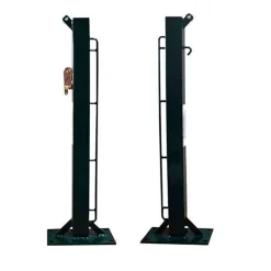 Juego Postes Pádel Fijos Cuadrados Atornillar