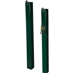 Juego Postes Tenis Fijos Cuadrados