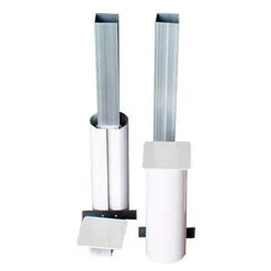 Juego Postes Voleibol Fijos Ø90mm - Altura Regulable - Aluminio