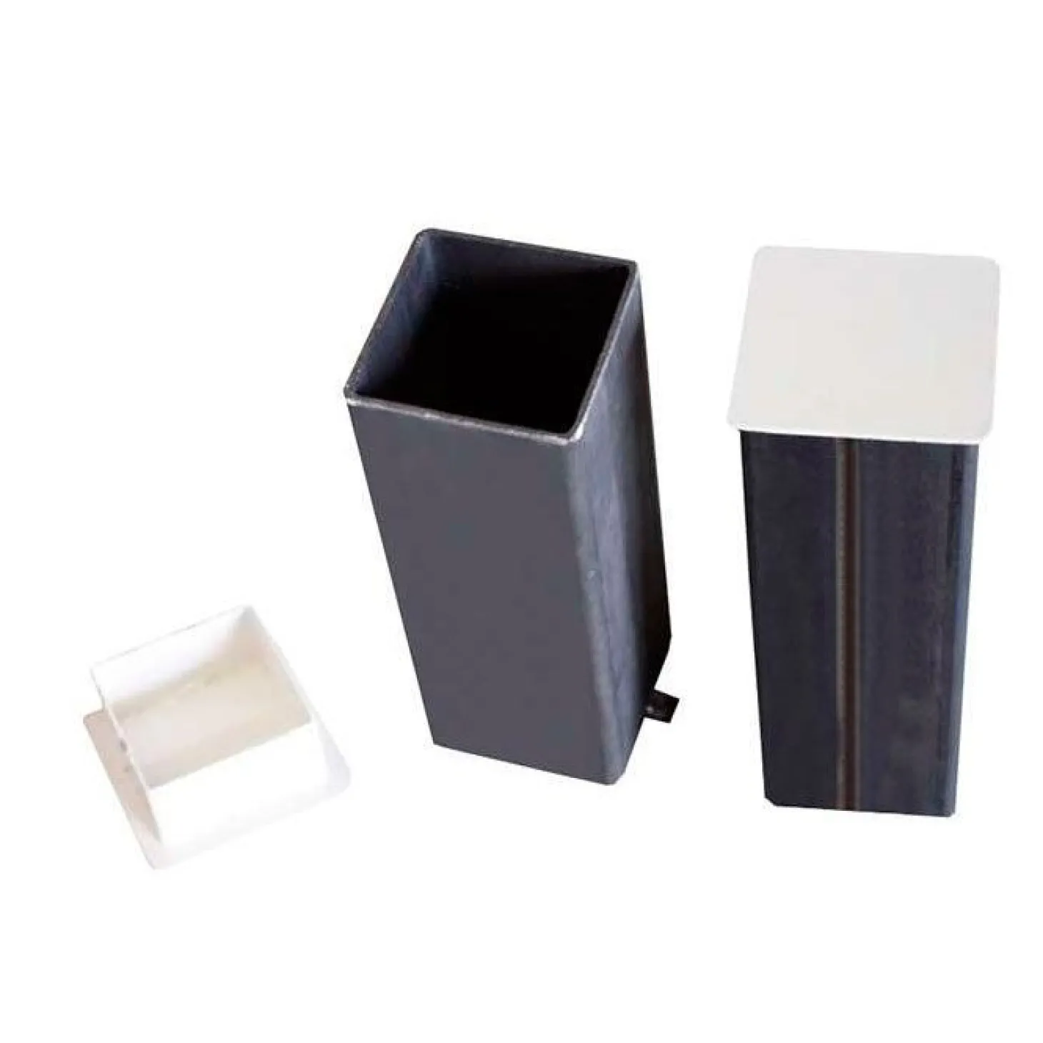 Juego Postes Voleibol Fijos - Altura Regulable - Aluminio