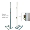 Juego Postes Voleibol Trasladables - Altura Regulable - Aluminio Ø90 m