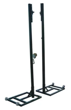 Juego Postes Voleibol Trasladables - Altura Regulable - Acero