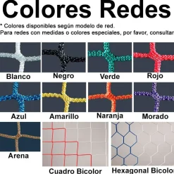 Juego Redes Porterías Balonmano Playa Champion