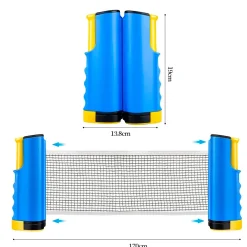 Juego Soporte y Red Ping Pong Retráctil