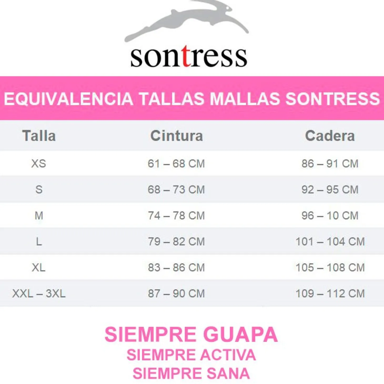 Malla Anticelulítica Adelgazante Sontress Slim