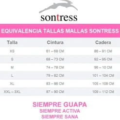 Malla Larga Anticelulítica Sontress Azul Marino