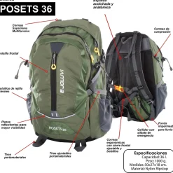 Mochila Joluvi Posets 36 Azul