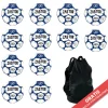 Pack 12 Balones Fútbol Sala Zastor Giro Blue T-58