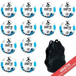 Pack 12 Balones fútbol Zastor Hero Blue T-3