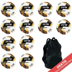 Pack 12 Balones Fútbol Zastor Missile Orange T-5