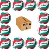 Pack 12 Balones Voleibol Molten V4M1300