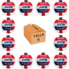 Pack 12 Balones Voleibol Zastor Spike 5V1500 Rojo/Azul T-5