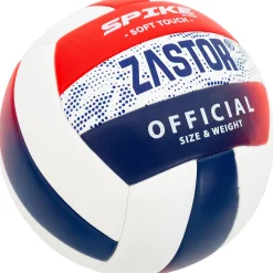 Pack 12 Balones Voleibol Zastor Spike 5V1500 Rojo/Azul T-5