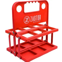 Pack 6 Botellas 750 ml con Portabotellas Plegable Rojo