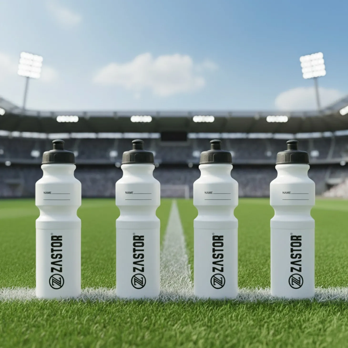 Pack 6 Botellas 750 ml con Portabotellas Plegable Azul