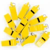 Pack 12 Silbatos Económicos Plástico Amarillo