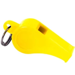 Pack 12 Silbatos Económicos Plástico Amarillo