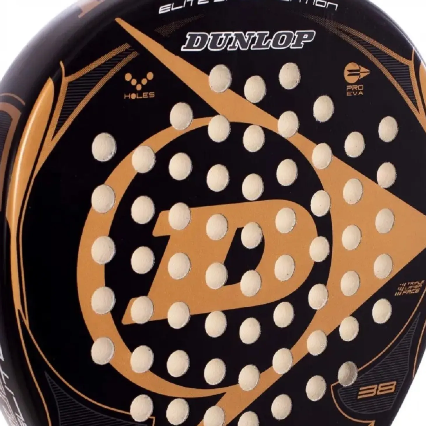 Pala Pádel Dunlop Fusion Elite Pro Gold