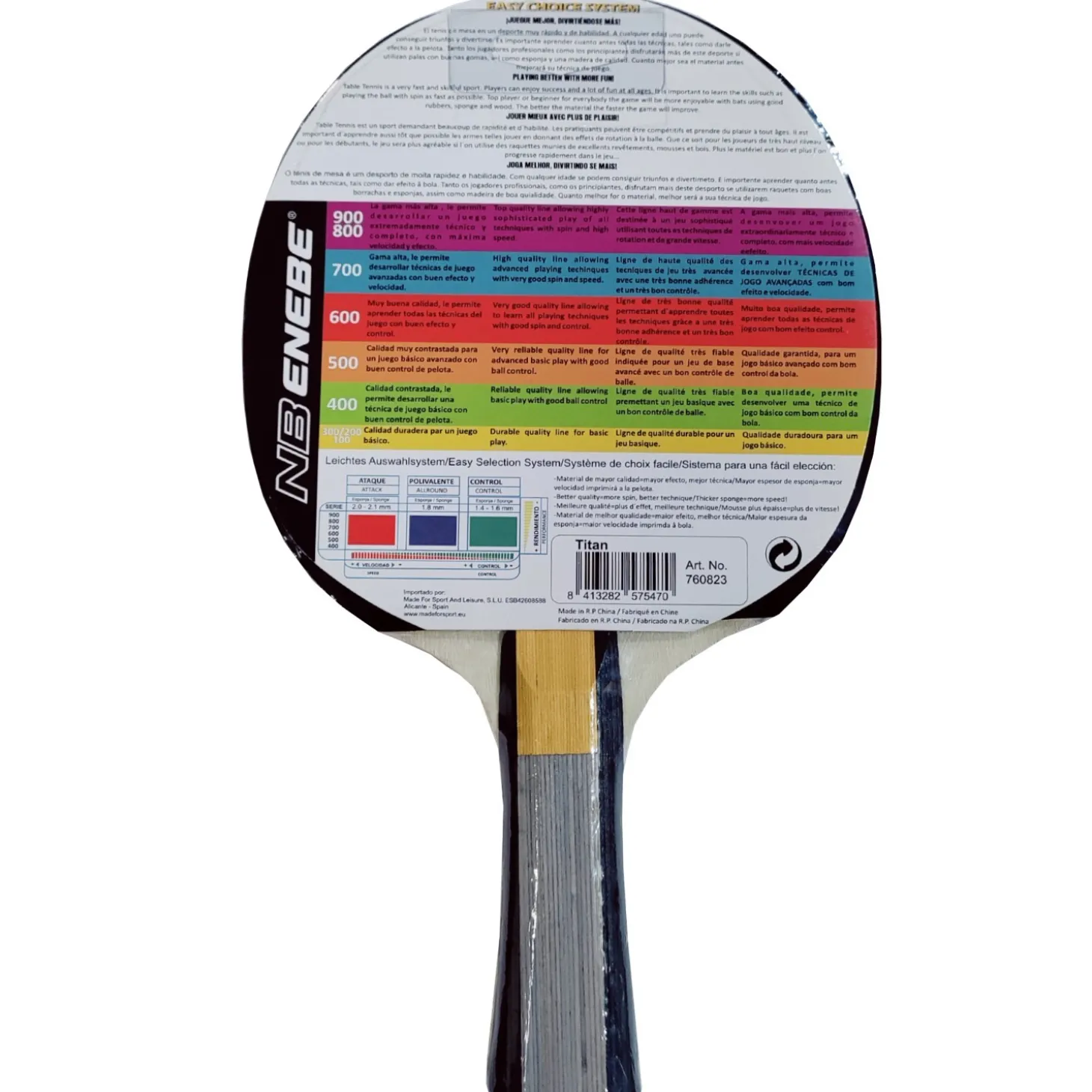 Pala Ping Pong Enebe Titan 500