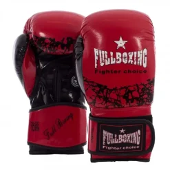 Par Guantes Boxeo Fullboxing Brooklyn Rojo/Negro