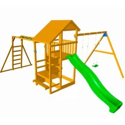 Parque Infantil Teide con Columpio y Escalera de Mono