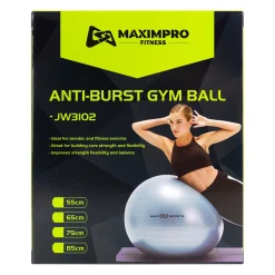 Pelota Fitness Gigante Maximpro Sena 85 cm Negra