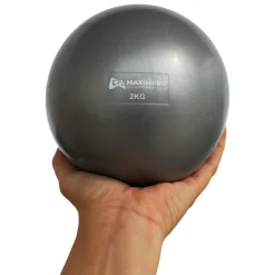 Pelota Lastrada Maximpro Bumba 2 Kg Gris