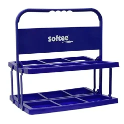 Portabotellas Plegable Softee Jumbo Azul