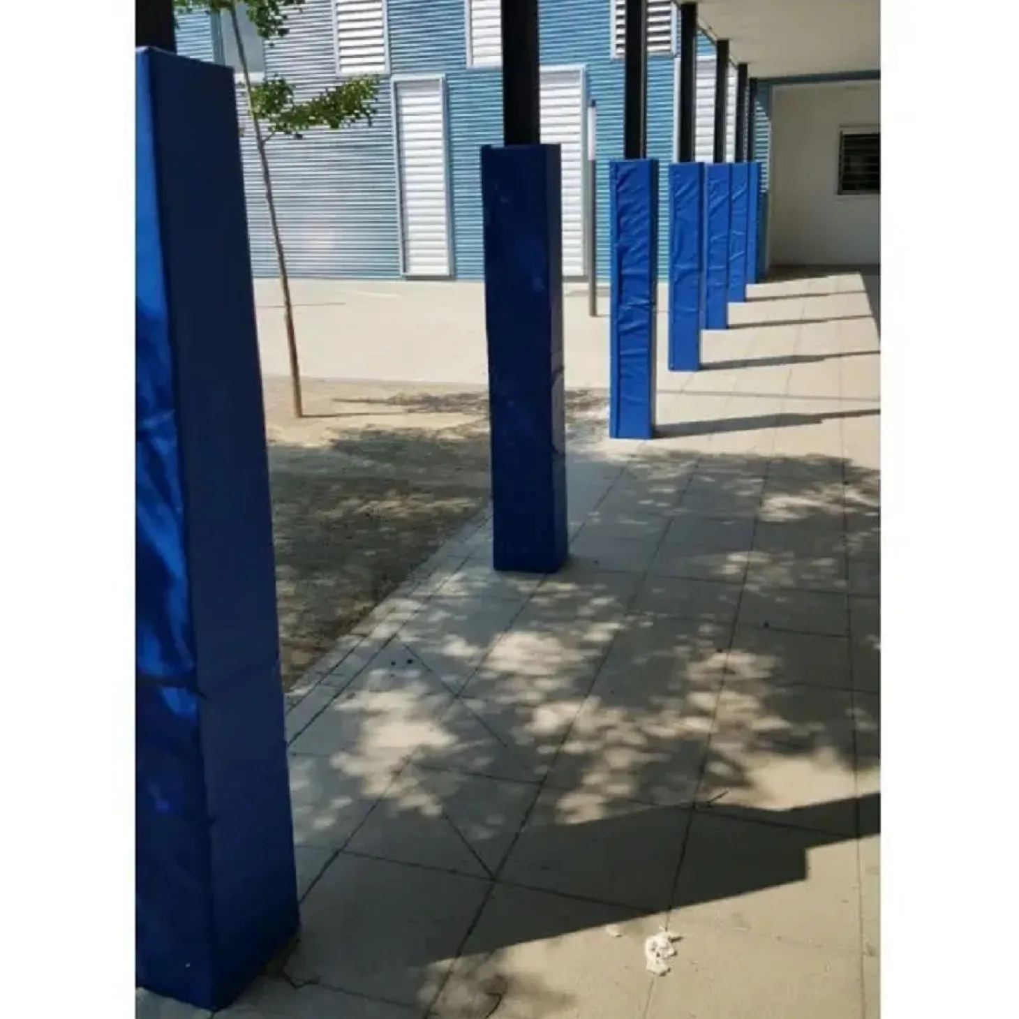 Protector Columna Cuadrada/Rectangular Deluxe Azul -cm lineales-