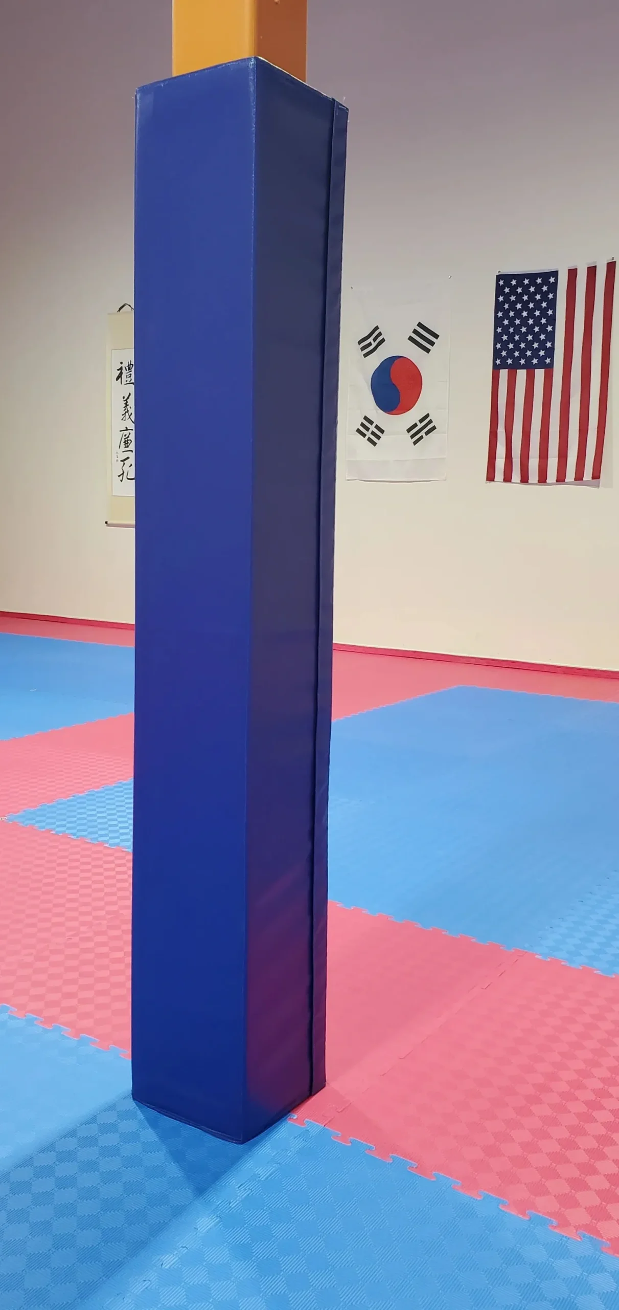 Protector Columna Cuadrada/Rectangular Deluxe Azul -cm lineales-