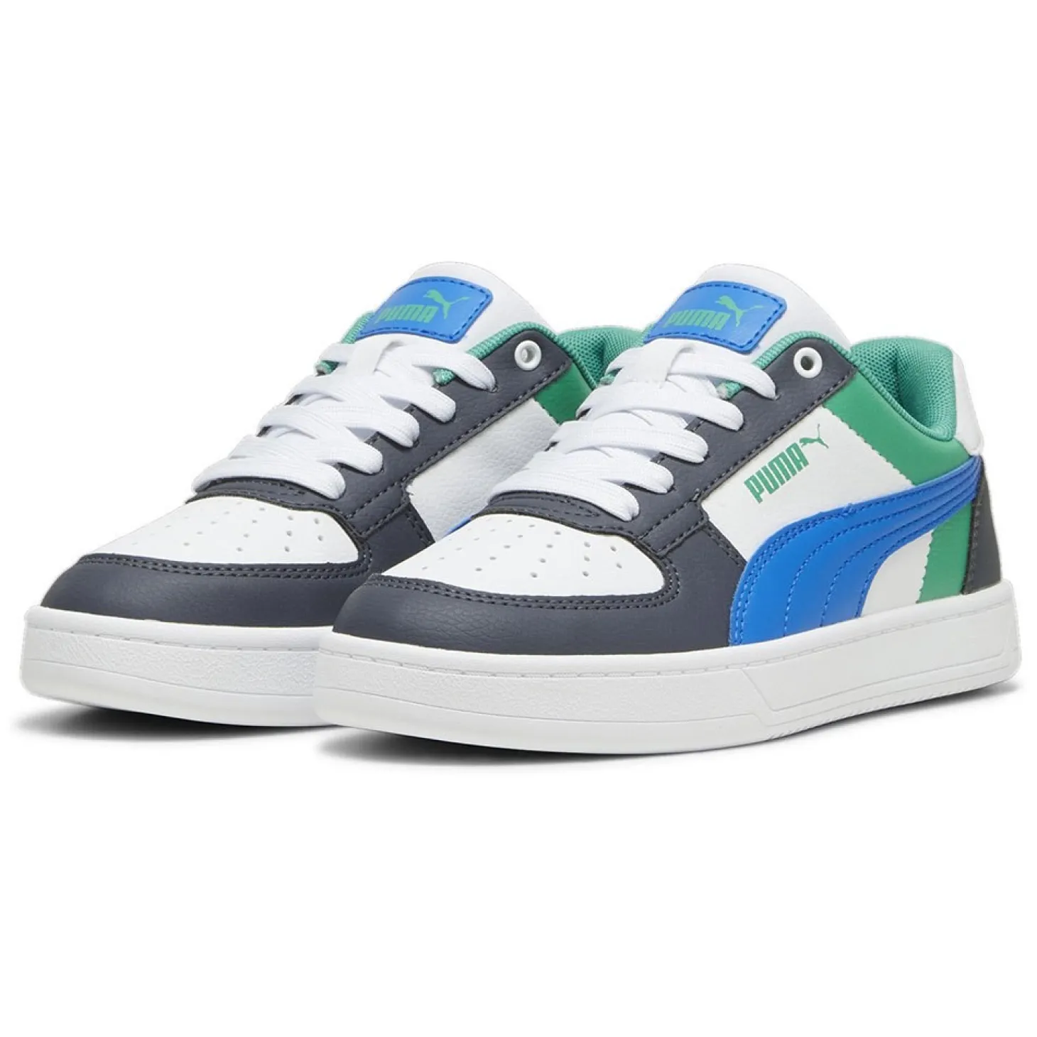 Puma Caven 2.0 Block Jr Blanco/Azul/Verde