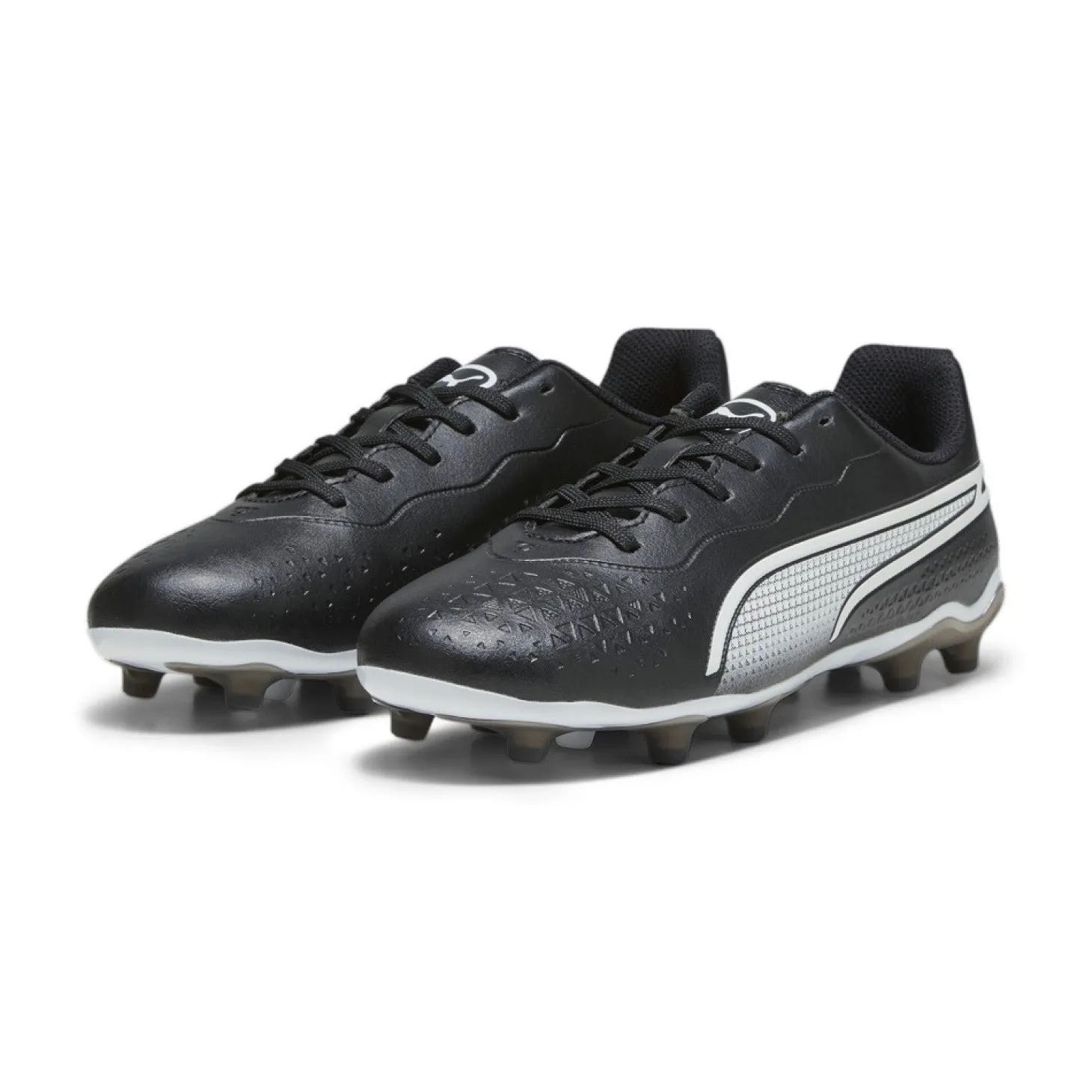 Puma King Match FG/AG Jr Negra