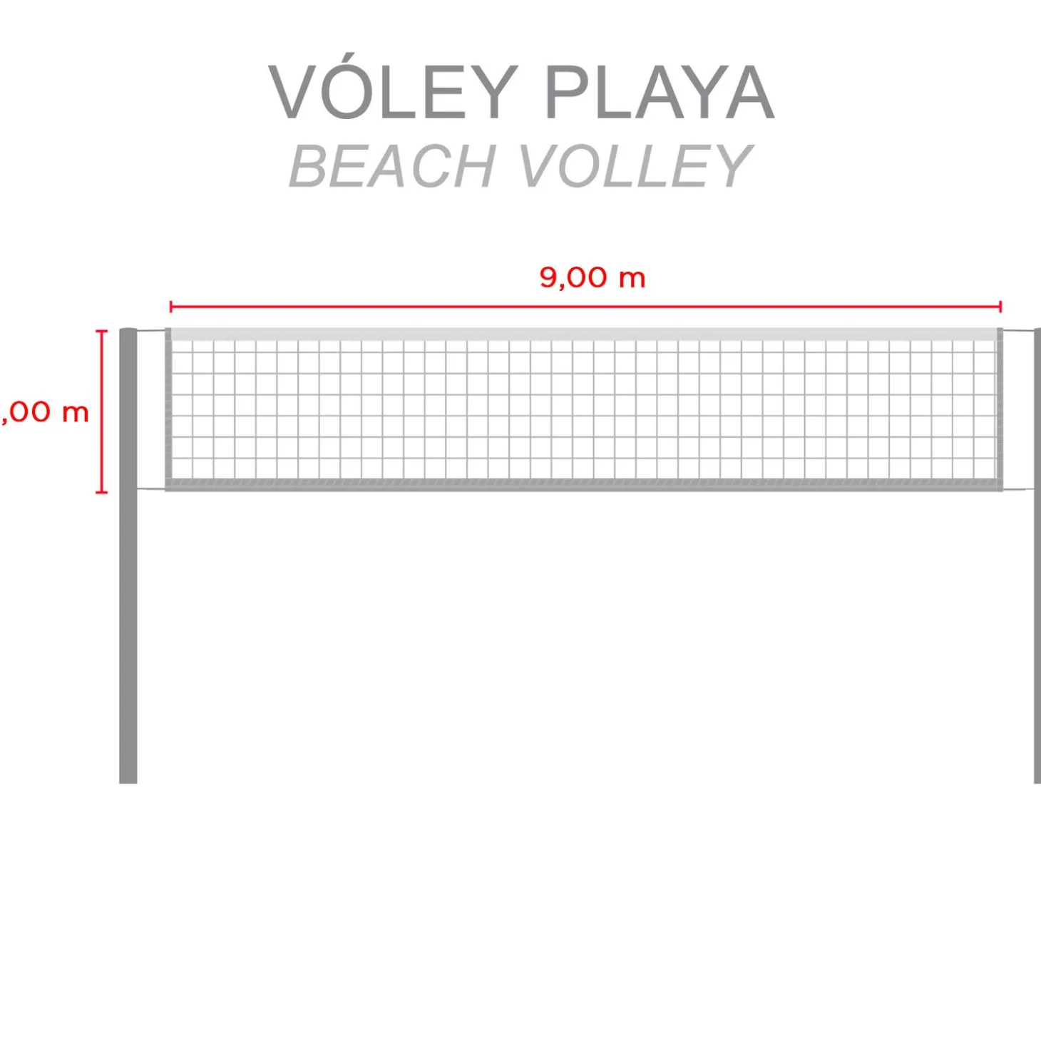 Red Vóley Playa Expert - Cuerda