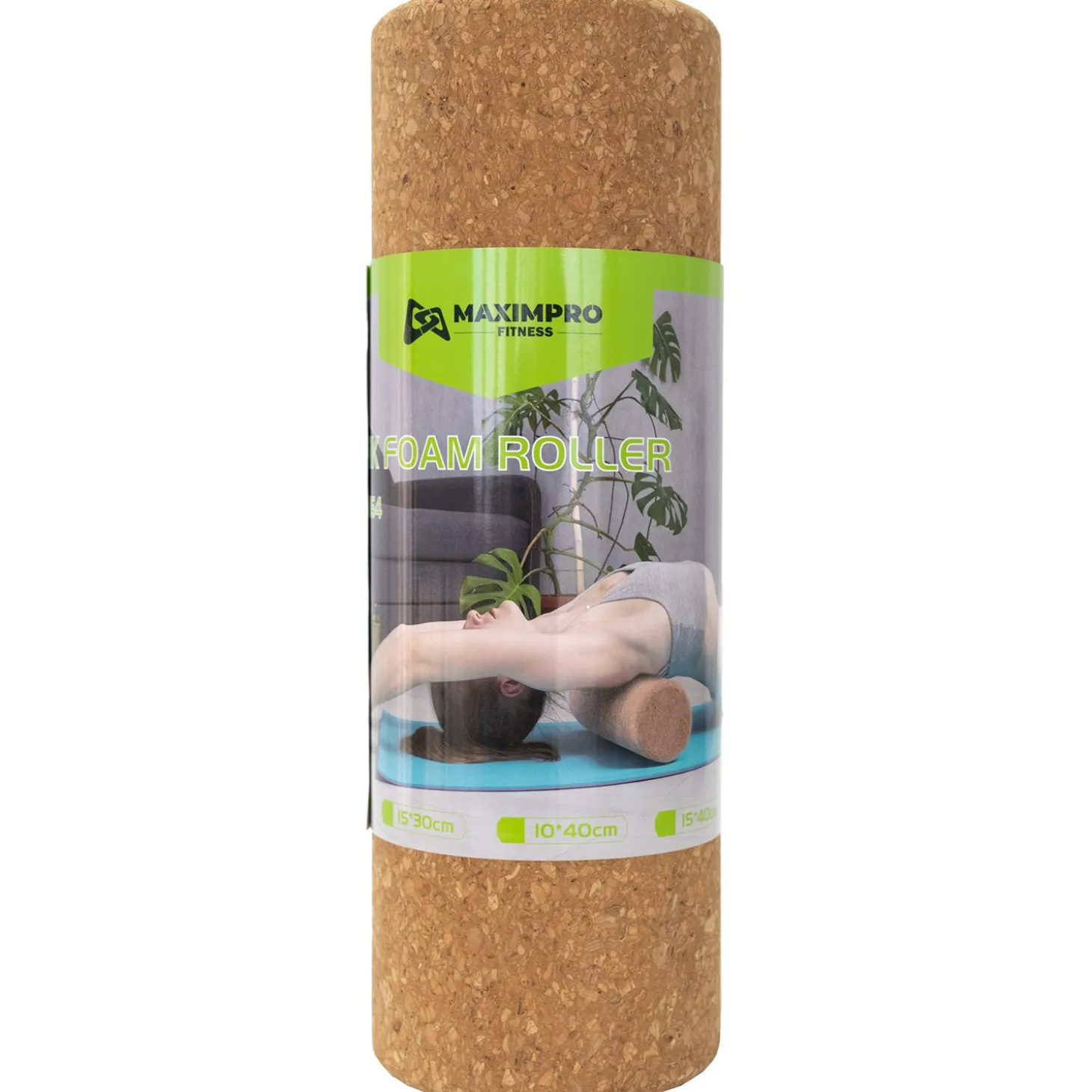 Rodillo Masaje Corcho Maximpro Telmu