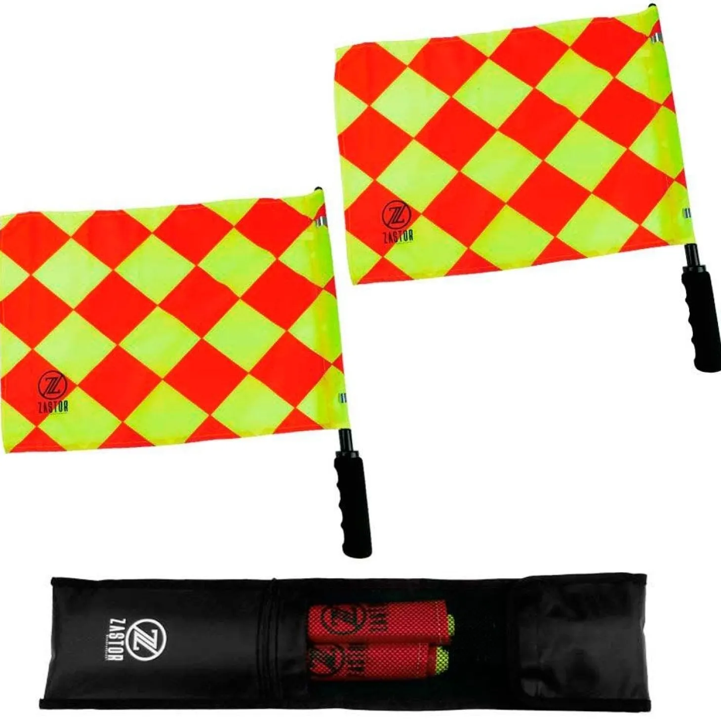 Set 2 Banderines Linier Giratorios Zastor Premier-R con Funda