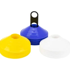 Set 60 Conos Zastor AG-605 Amarillo/Blanco/Azul