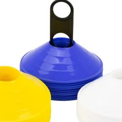 Set 60 Conos Zastor AG-605 Amarillo/Blanco/Azul