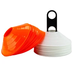 Set 40 Conos Zastor AG-404 Blanco/Naranja