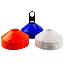 Set 60 Conos Zastor AG-605 Blanco/Azul/Naranja