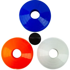 Set 60 Conos Zastor AG-605 Blanco/Azul/Naranja