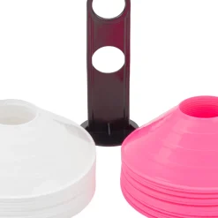 Set 40 Conos Zastor AG-404 Fucsia/Blanco