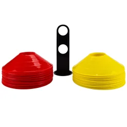 Set 40 Conos Zastor AG-404 Rojo/Amarillo